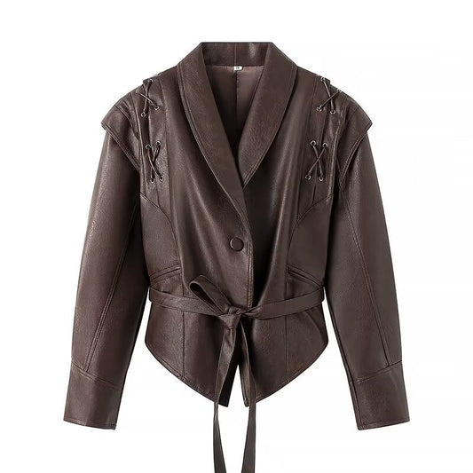 Leather Clothing Coat